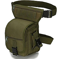 Сумка тактична військова на пояс і стегно. U.S. Army M04G Олива