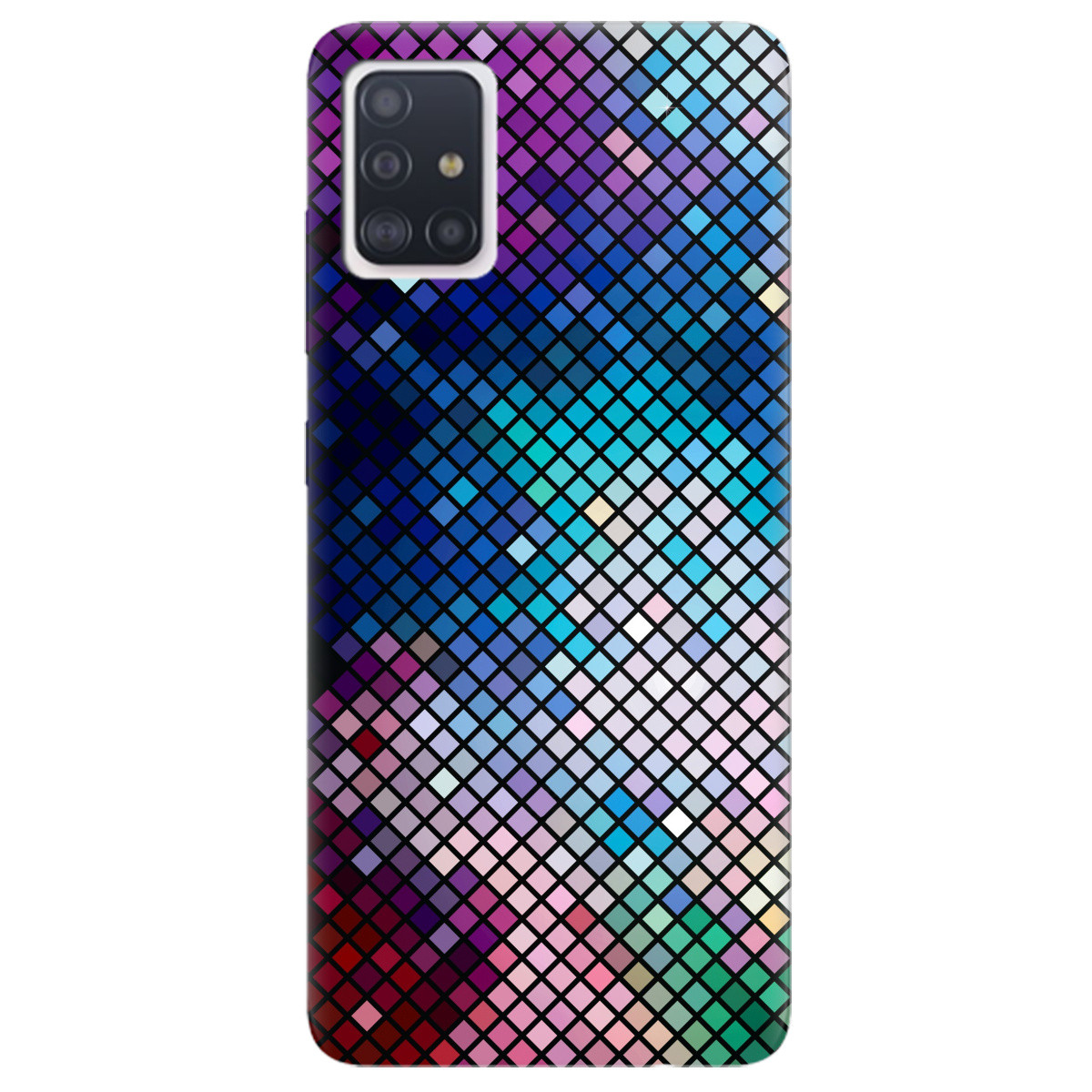 Красивий силіконовий чохол на телефон Samsung A71 | "Reptile"