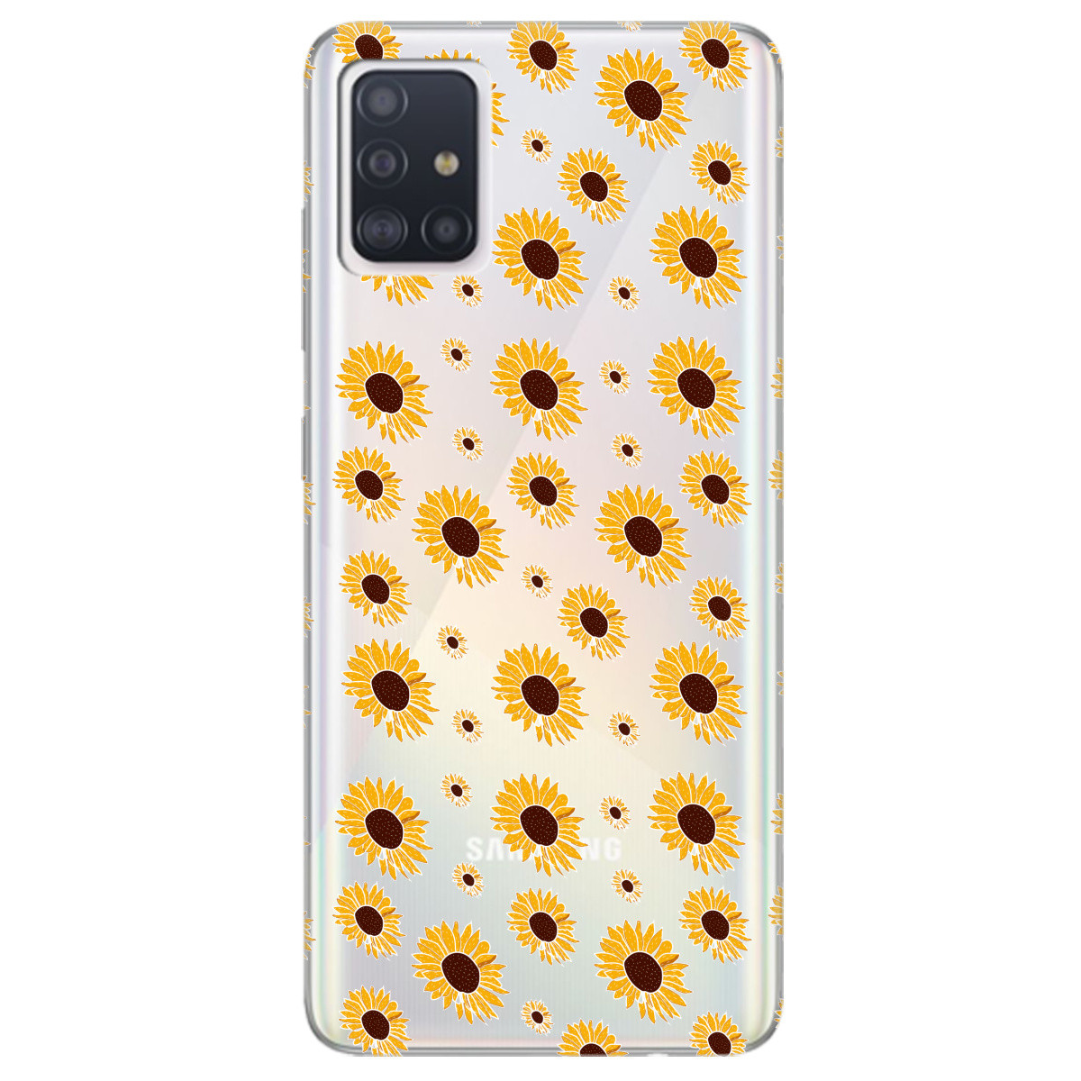Бампер силіконовий (чохол) для смартфона з малюнком Samsung A51 | патріотичний | "Sunflower"