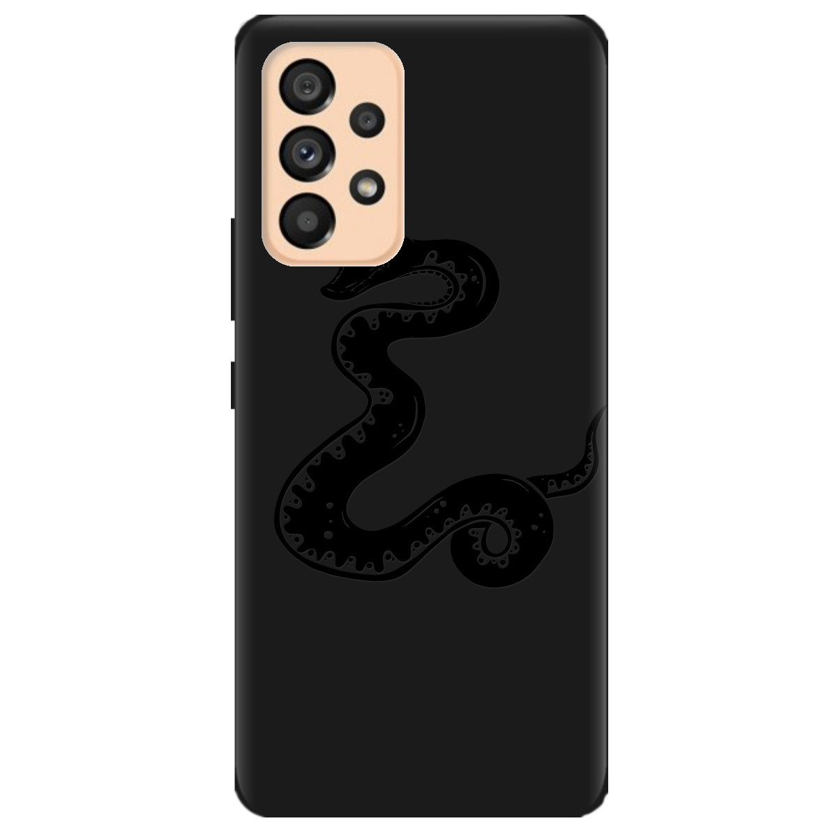 Чохол (бампер) на смартфон Samsung A53 | матовий (чорний) "Сobra"