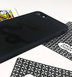 Гарний бампер із силікону з малюнком на телефон Samsung Galaxy A30 | матовий (чорний) "Сobra", фото 2