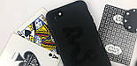 Гарний бампер із силікону з малюнком на телефон Samsung Galaxy A30 | матовий (чорний) "Сobra", фото 4