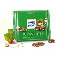 Молочний шоколад Ritter Sport із лісовими горіхами 100 грам