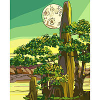 Картина по номерам Strateg Фантастическое дерево размером 40х50 см (GS737)