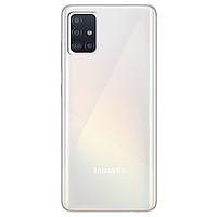 Чехол (бампер) силиконовый с патриотичным принтом на телефон Самсунг Galaxy A51 | прозрачный