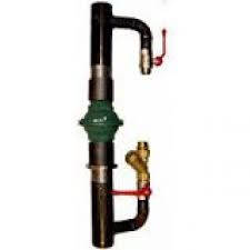 Байпас сталевий для опалення довгий з чавунним клапаном 40