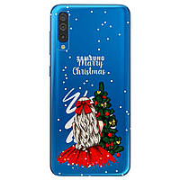 Оригинальный чехол из силикона с рисунком для телефона Samsung A50 | рождество | "Beautiful christmas"