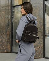 Женский темно-серый рюкзак Staff am velor dark gray