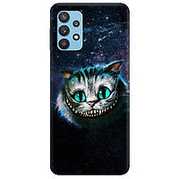 Красивый бампер из силикона с картинкой на телефон Самсунг Galaxy A31 | "Cheshire Cat"