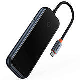 Перехідник Baseus Hub AcmeJoy 4-Port Type-C (USB3.0*3+Type-C PD&Data*1) (WKJZ), фото 4