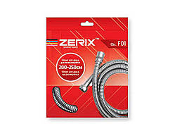 Шланг для душу Chr.F01 розтяжний 200см ZX2621 ТМ ZERIX
