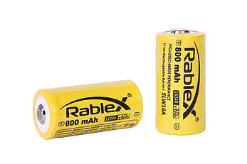 Акумулятори літій-іонний RABLEX 16340 без захисту Li-Ion 800 mAh 3.7V, фото 3