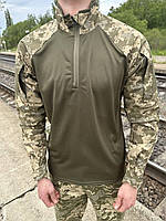 Тактическая рубашка (убакс) пиксель рипстоп с налокотниками ВОЕННАЯ армейская