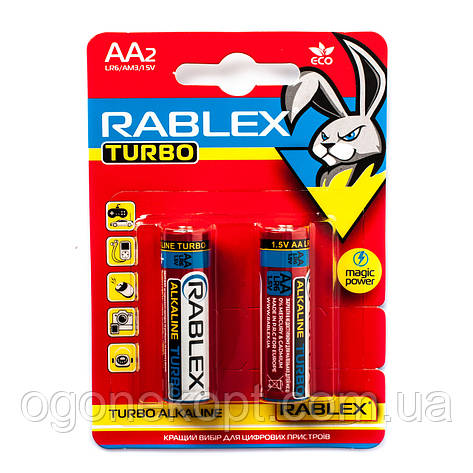 Rablex AA LR6 Turbo alkaline, фото 3