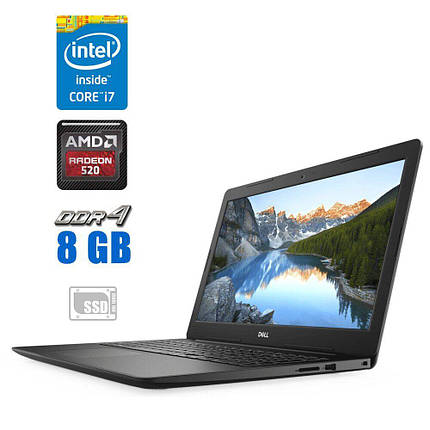 Ігровий ноутбук Dell Vostro 3583/ 15.6" (1920x1080)/ Core i7-8565U/ 8 GB RAM/ 256 GB SSD/ Radeon 520 2GB, фото 1