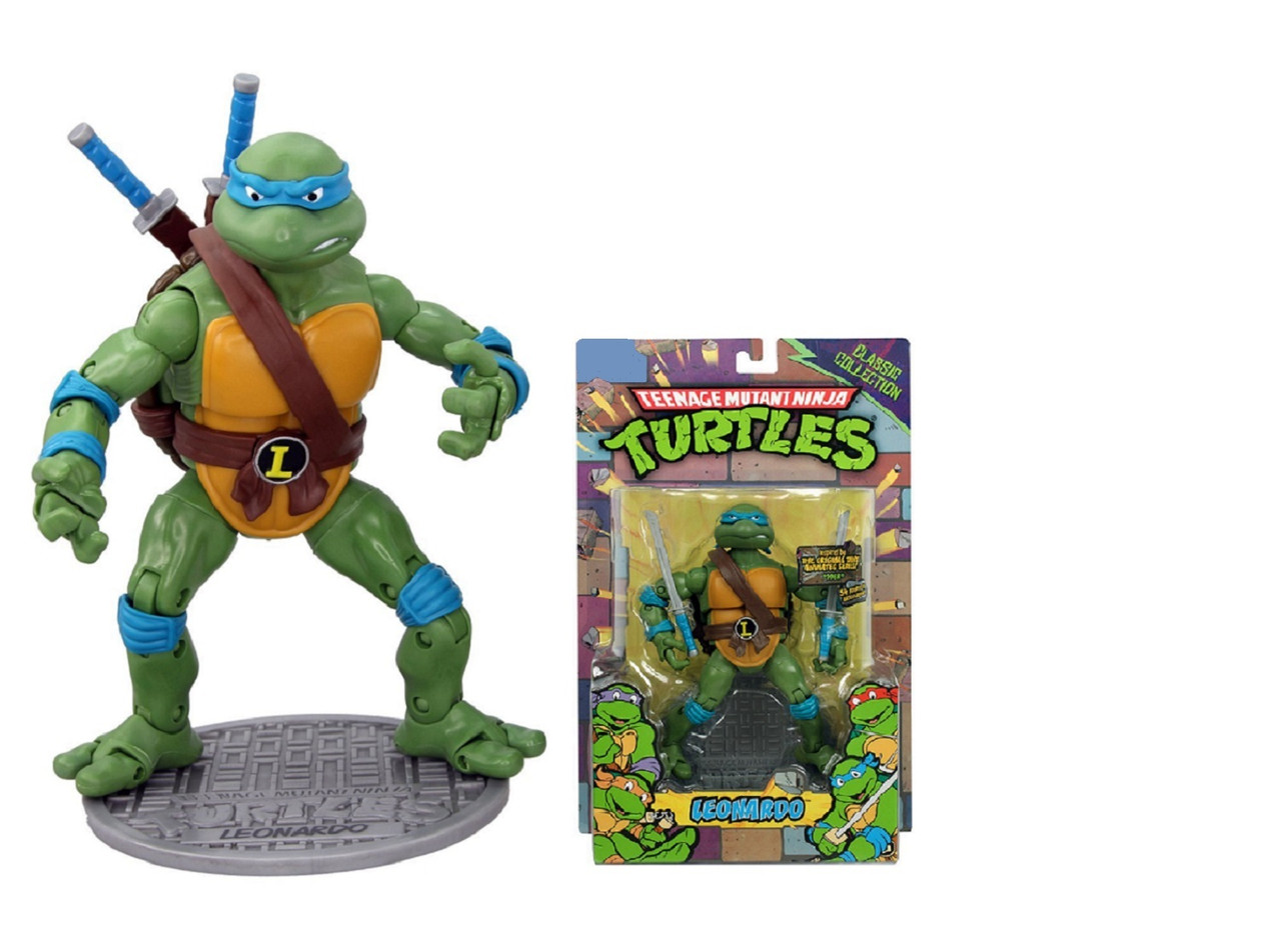 Класична іграшка Леонардо "Черепашки Ніндзя" - Leonardo, TMNT1988, Playmates, 15СМ, фото 1