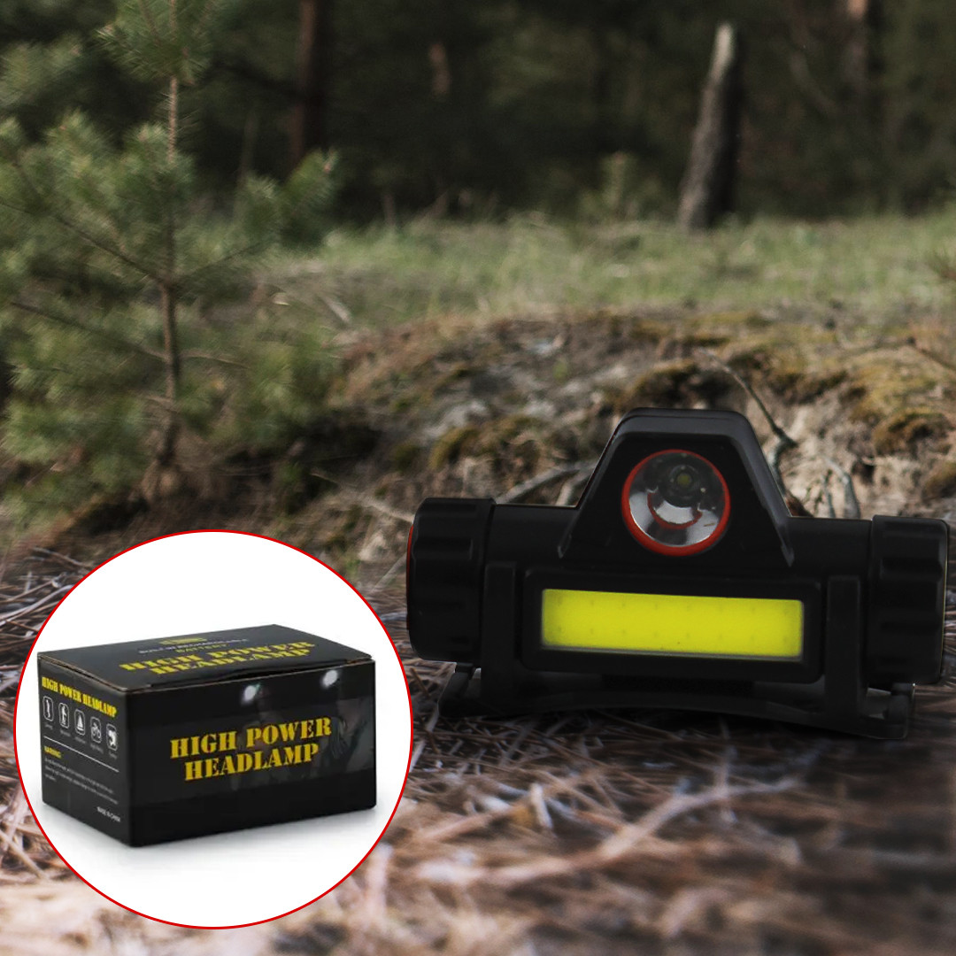 Налобний ліхтар BL 8101 COB XPE магнітний 14500 usb charge, фото 1