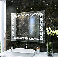 Led зеркало с подсветкой в ванную, спальню, прихожую "Mosaic" ZSL-014 (1000*800)