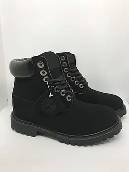 Черевики Timberland з хутром, Унісекс, 35-46 р. Осінь-Зима черевики Чорний, 46