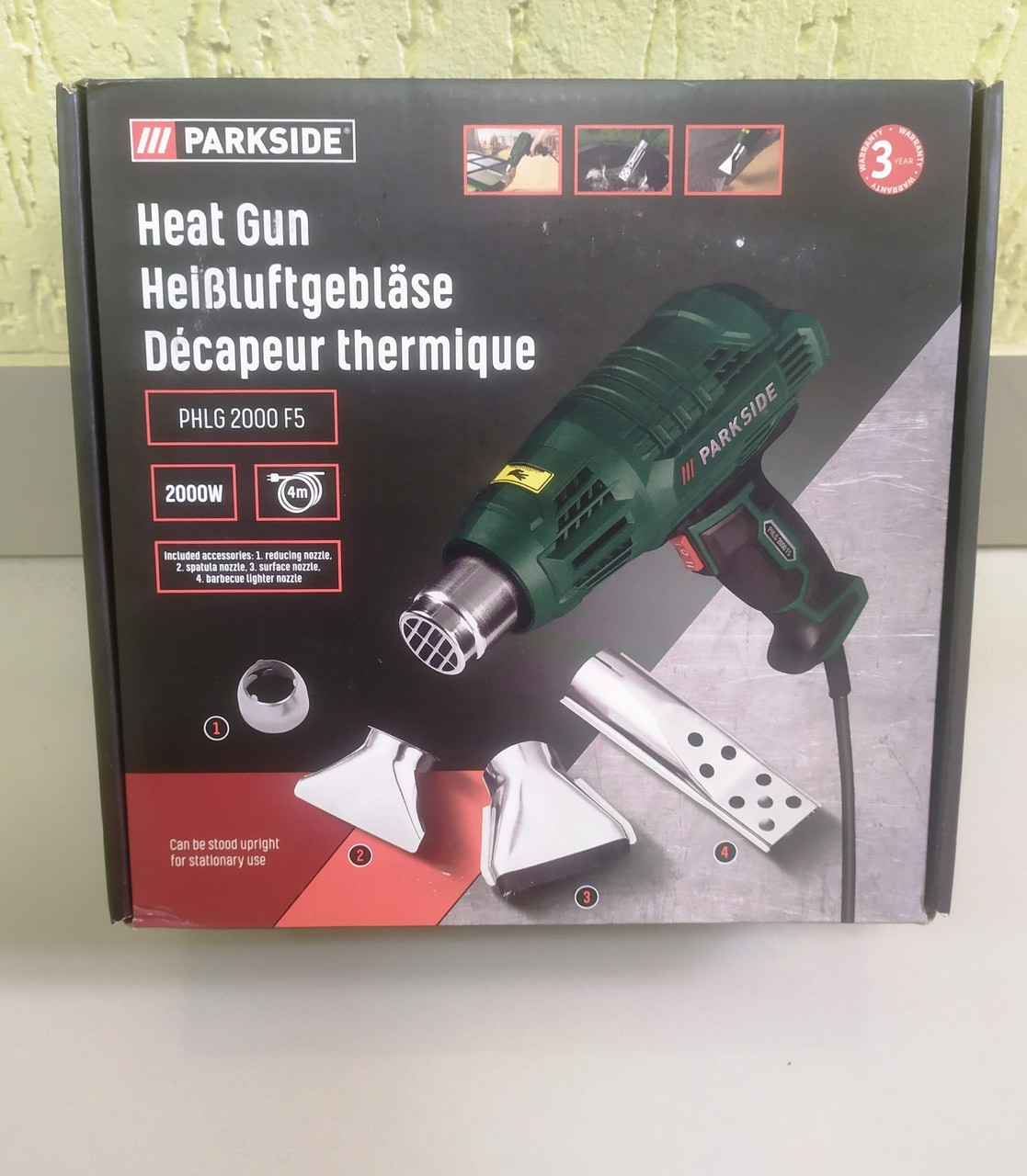 Новый немецкий промышленный фен Parkside PHLG 2000 F5 из Германии с  гарантией (ID#1854497950), цена: 1495 ₴, купить на