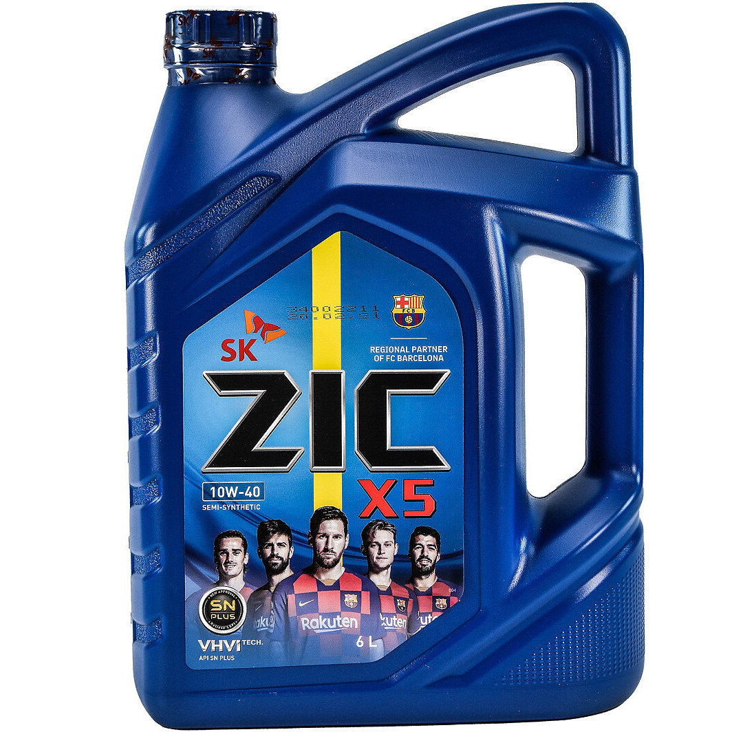 ZIC X5 10W-40 6 л, (172622) моторна олива, фото 1
