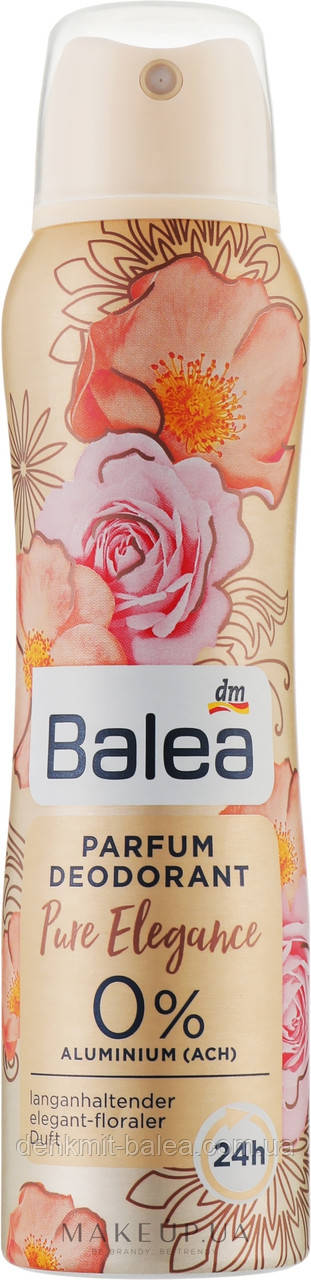 Парфумований дезодорант для тіла елегантність Balea Parfum Deodorant Pure Elegance 150 мл, фото 1
