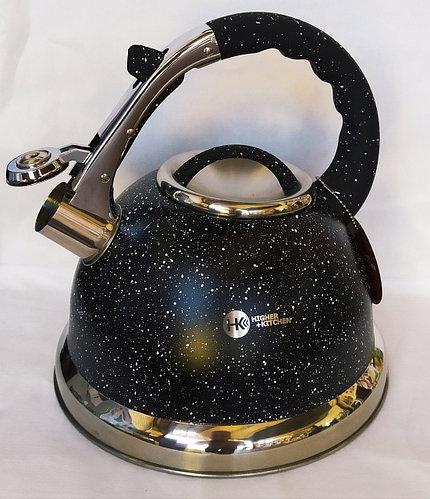 Чайник металевий зі свистком для газової плити ShopMarket