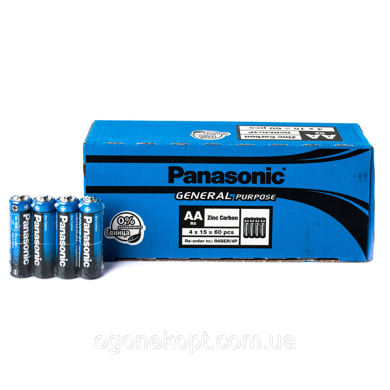 Батарейки Panasonic АА R6 1.5V Heavy Duty