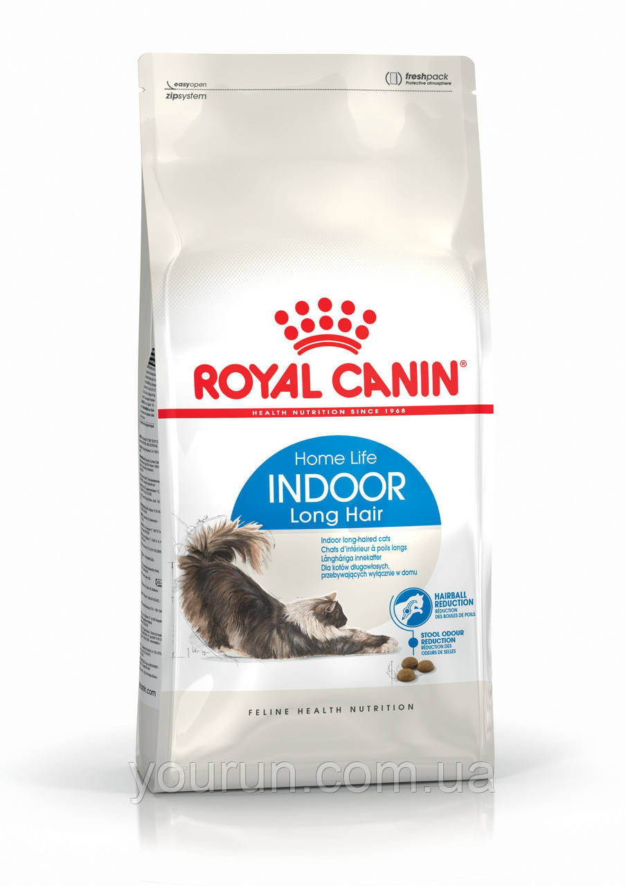 Royal Canin (Роял Канін) Indoor Longhair - Сухий корм для довгошерстих кішок, що живуть у приміщенні 10 кг