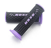 Тюнінг ручки керма KOSO грипси на кермо 22 мм для скутера мотоцикла Фіолетові на скутер мотоцикл мото 22 mm