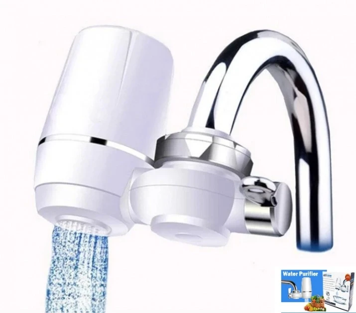 Проста та компактна фільтр-насадка на кран очисник води Water Purifier PRO, фото 1