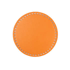 Дно сумки кругле (20 см), колір Манго