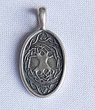 Руна Йера (Яро)/Древо Життя з чорнінням скандинавський оберіг із срібла 925 проби, фото 2