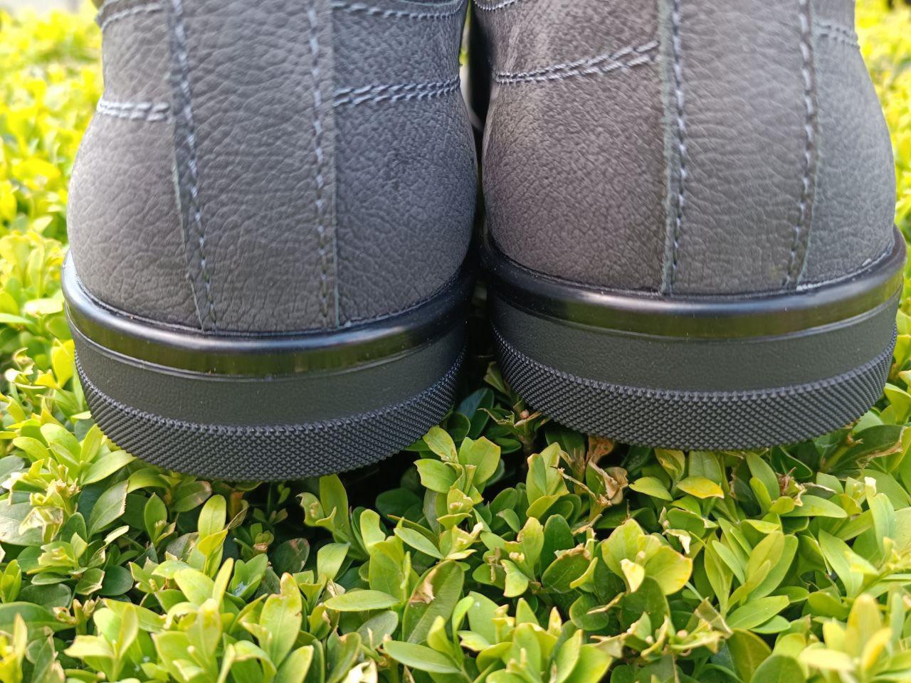 Мокасины мужские 45 размер кожаные туфли с перфорацией серые с шнурками слипоны макасины летние в дырочку - фото 8 - id-p1854548201