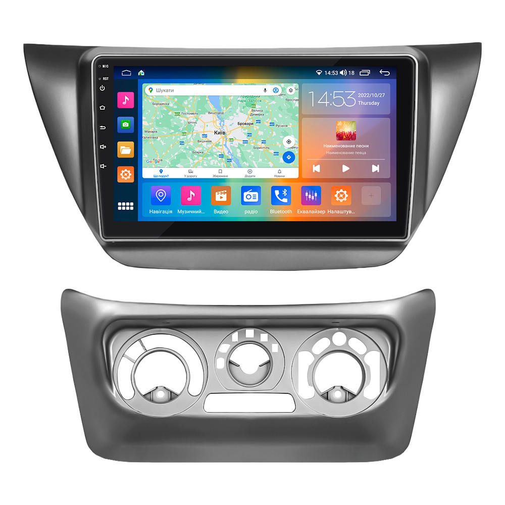 Lesko Standard Magnet для Mitsubishi Lancer Evolution IX 2005-2007 екран 9 "2/32gb Carplay 4G Wi-Fi GPS, фото 1