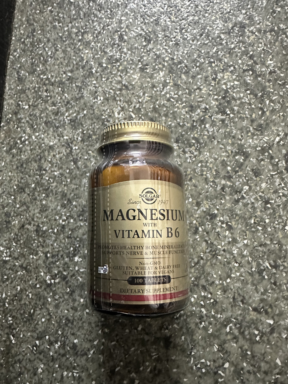 Магній з вітаміном В6 Solgar Magnesium vitamin B6 100 tab