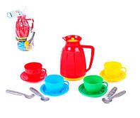 Гр Набір посуду "Маринка 8" 1509 (22) "Technok Toys", чашки, блюдця, ложки, глечик, в пакеті
