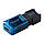 USB флешдрайв Kingston USB 3.2 DT 80M 128GB Type-C Black/Blue (DT80M/128GB), фото 2