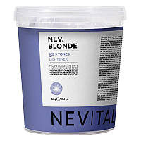 Осветительный порошок 9 тонн Nevitaly NEW Blonde Ice 9 Tones Lightener, 500 гр