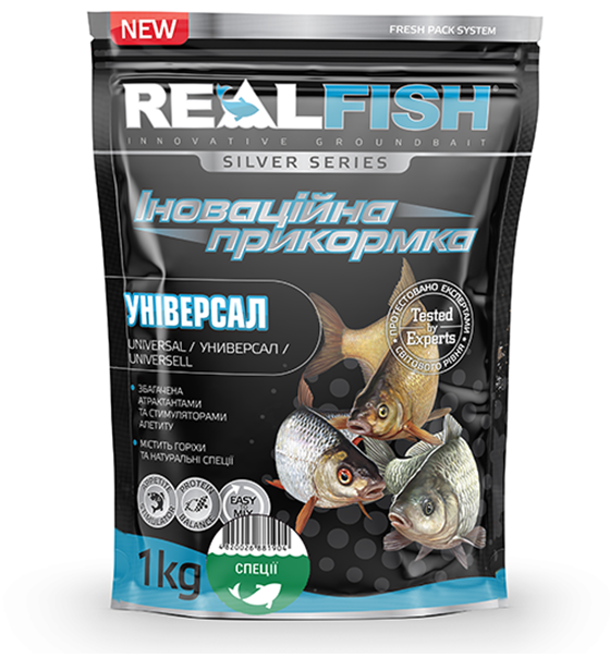 Прикормка Realfish Універсал Спеції 1кг, фото 1