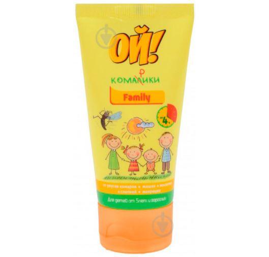 "ОЙ! КОМАРИКИ" "FAMILY" крем від комарів 50 мл, фото 1