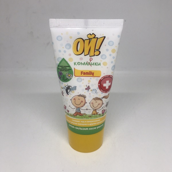 "ОЙ! КОМАРИКИ" "FAMILY" крем-бальзам після укусів 50 мл, фото 1
