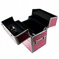 Валіза кейс для косметики майстра манікюра Red-Ice XL 3D Рожевий, фото 2