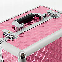 Валіза кейс для косметики майстра манікюра Red-Ice XL 3D Рожевий, фото 5