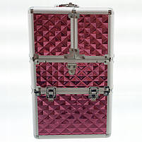 Валіза кейс для косметики майстра манікюра Red-Ice XL 3D Рожевий, фото 3