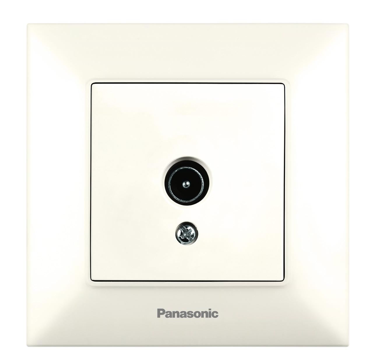Розетка TV кінцева Panasonic Arkedia Slim крем WNTC0451-2BG, фото 1