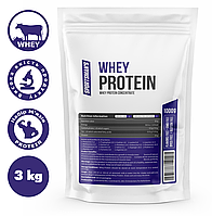 Спортивне харчування Протеїн для росту м'язів Whey Protein Сироватковий білок 3кг