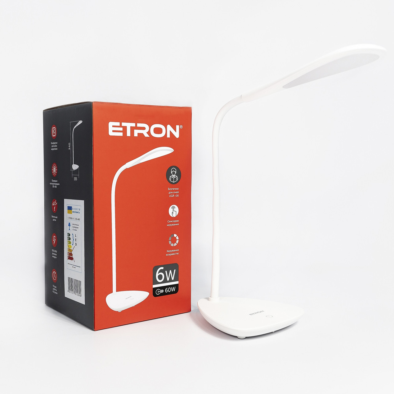 Настільна лампа ETRON drop 6W 4200K White