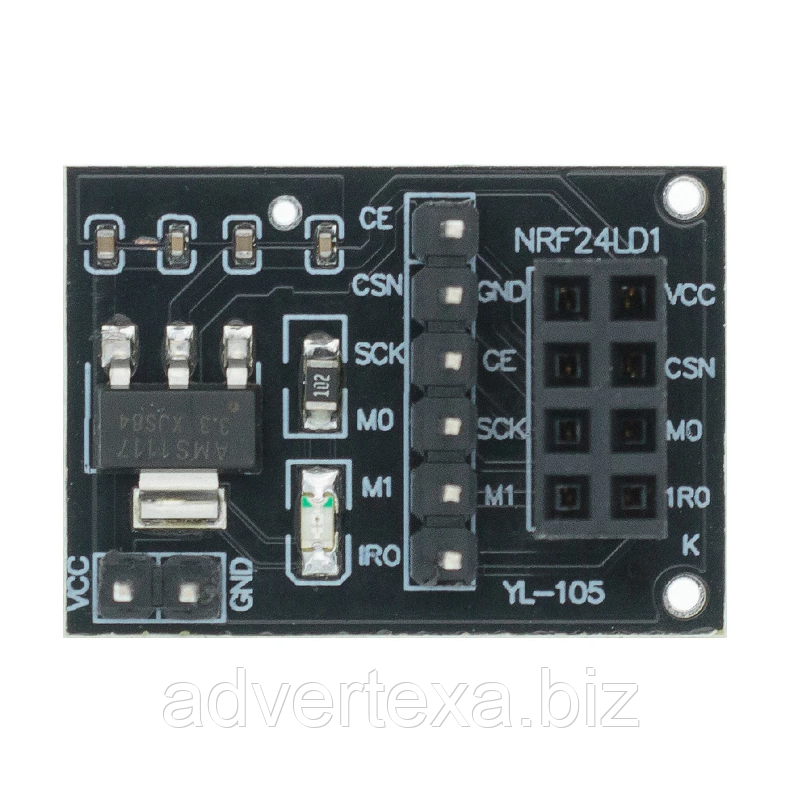Адаптер для бездротового трансівера NRF24L01, NRF24L01 +