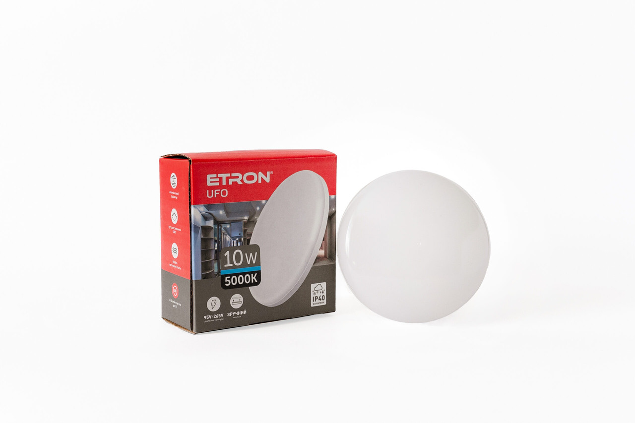 Світлодіодний світильник ETRON UFO 10W 5000К ІР40